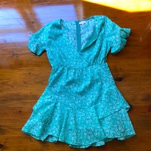 teal dress from pink lily boutique